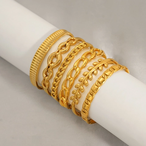 Vergoldete Edelstahlarmbänder Mit Strasssteinen Zirkon Kubanische Kette Griechisches Schlüsselmuster Damen Schmuck