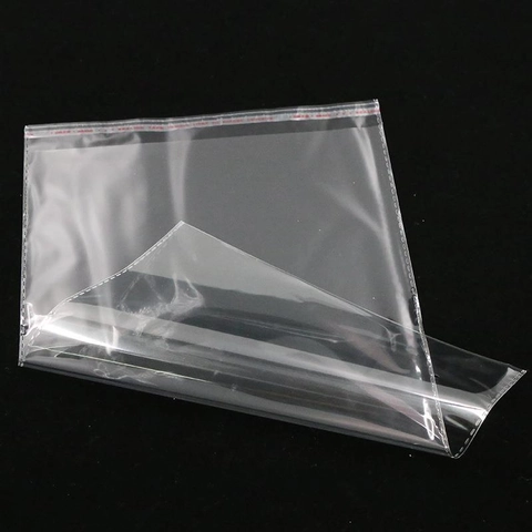 Bolsas De Embalaje De Plástico Autoadhesivas Transparentes OPP Para Ropa Joyería A Prueba De Polvo Bolsas Protectoras Resellables