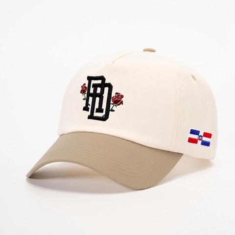Cappello Da Baseball Ricamato Con Lettere RD E Rosa Colore A Contrasto Regolabile Vintage Da Esterno Poliestere