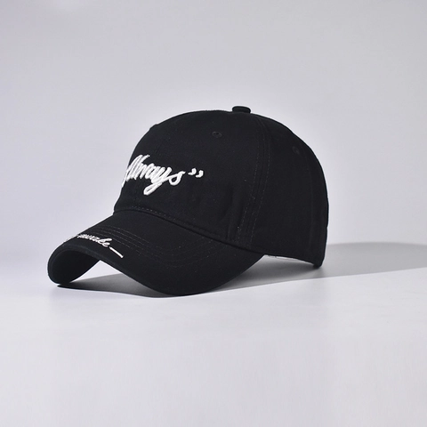 Gorra De Béisbol De Algodón Siempre Stay Awake Bordado Sombrero De Sol Ajustable Unisex 6 Paneles Visera Curva