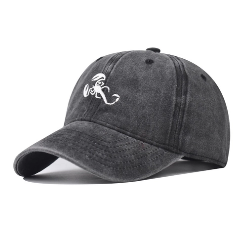 Cappellino Da Baseball In Cotone Lavato Ricamo Scorpione Vintage Distressed Dad Hat Regolabile Sport All Aperto Per Uomini Donne