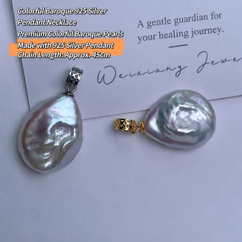Barocke Süßwasserperlenkette Mit Strass 925 Sterlingsilber Universal-Verschluss Abnehmbarer Minimalistischer Schmuck Zubehör