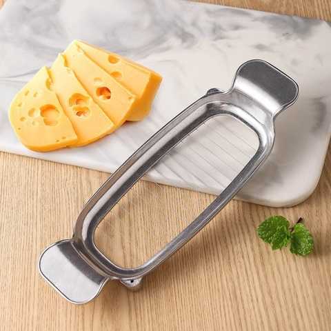 Stainless Steel Wire Butter Slicer Aluminum Cheese Cutter Manual Food Slicing Tool For Kitchen Cooking Baking