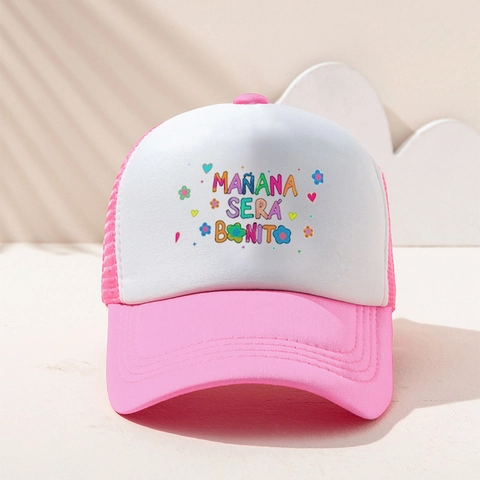 Trucker Hut Baumwolle Mesh Rückseite Atmungsaktiv Sonnenschutz Outdoor Retro Kontrastfarbe Buchstabendruck Für Herren Damen