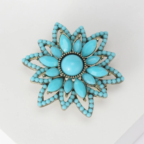 Lussuosi Orecchini a Bottone in Lega di Cristallo a Forma di Fiore Con Perno in Argento Sterling 925 Oro Argento Strass Orecchini per Matrimonio Festa Donna Gioielli