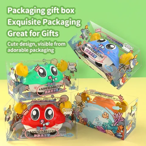 Cartoon Crab Toy Plastic Pull Back Inertia Mechanical Crawling Educational Gift For Toddler Infant Baby Cute Animal