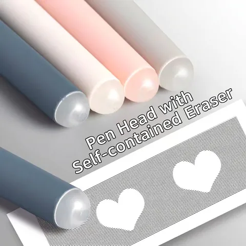 Erasable Gel Pens 0.35 0.5 Needle Tip Cartoon Animal Constellation Writing For Students School Office Supplies
