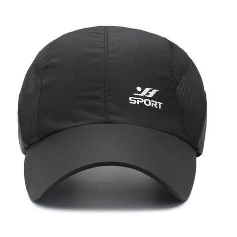 Quick Dry Mesh Baseball Cap Breathable Sunshade Outdoor Sports Hat For Men Women Adjustable Lightweight Polyester