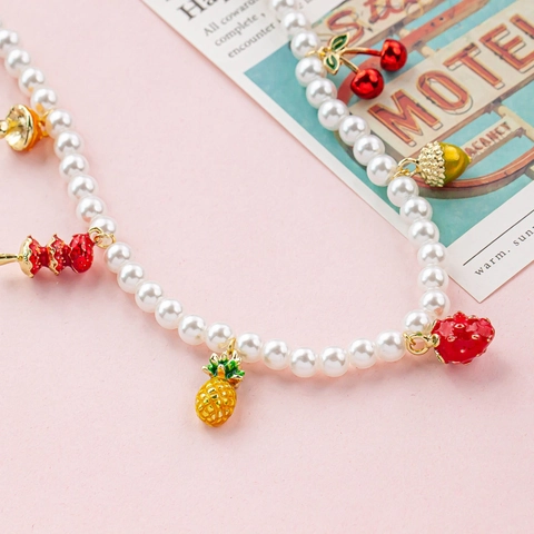 Fruit Vegetable Jewelry Charms Alloy Enamel Cute Colorful Mini Pendants DIY Accessories For Earrings Necklaces