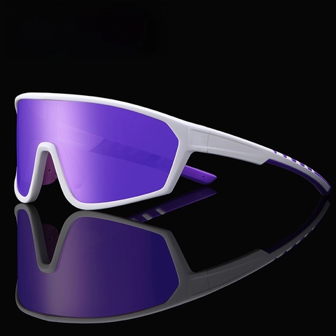 Sport Zonnebril Gepolariseerd Geïntegreerd Groot Frame Wielrennen Winddicht Outdoor Mode Unisex