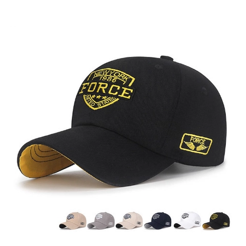 Cappello Da Baseball In Cotone Ricamo Vintage New York Force Protezione Solare Regolabile Cappello Sportivo Per Uomini Donne