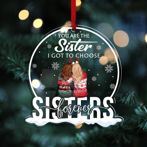 Addobbi Natalizi Da Appendere In Acrilico Trasparente Decorazioni Festive Regali Per Famiglia E Amici