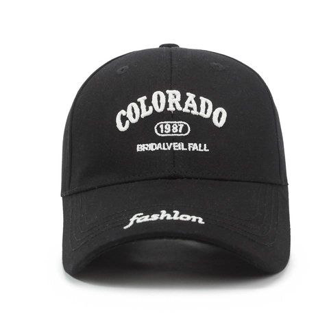Baseball Cap Cotton Colorado 1987 Embroidery Sun Protection Vintage Adjustable Curved Brim Hat For Men Women