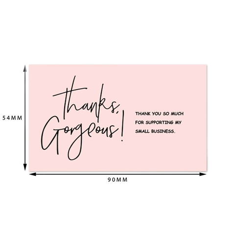 Thank You Cards Business Appreciation For Small Business Customer Orders Cardstock Watercolor Floral Marble Heart Design Elegant