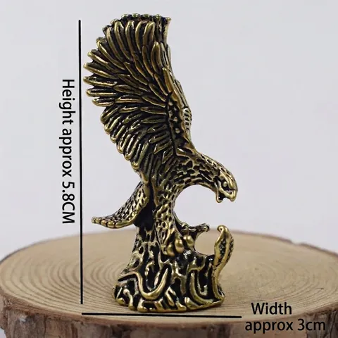 Vintage Messing Legierung Adler Statue Flügel Ausbreiten Adler Figur Für Schreibtisch Büro Haus Dekor Skulptur