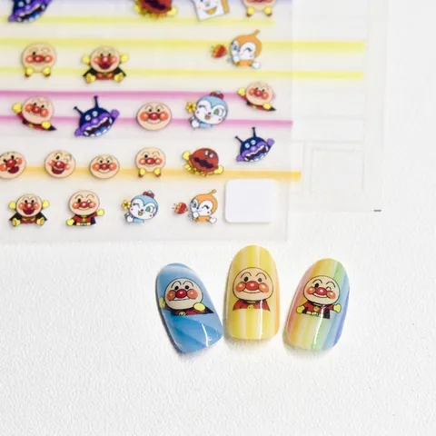 Nail Stickers Adhesive Gradient Colorful Stripes Thin Tough Manicure Decoration Japanese Style DIY Professional Art Decals