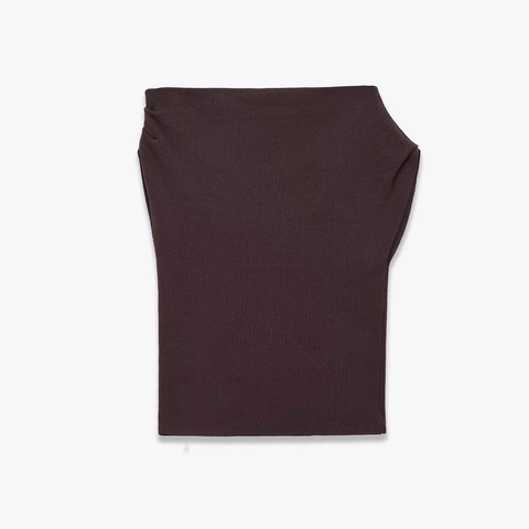 Knitted Tube Top Ribbed Bandeau Strapless Slim Fit Elastic Solid Color Casual Basic Elegant Sleek Minimalist Fashion For Women