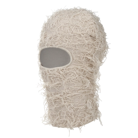 Passamontagna Distressed Maschera Viso in Maglia Strappata Cappello Caldo Streetwear Maschera da Sci per Uomo Donna Festa all'Aperto