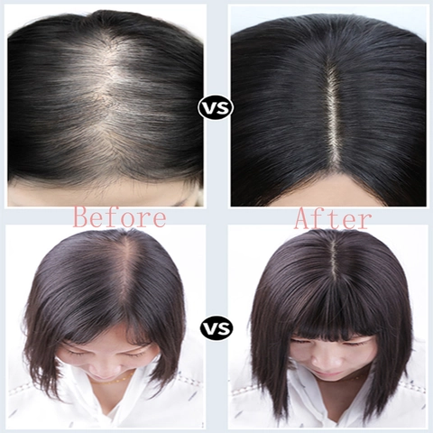 Posticcio Per Frangia 3D Francese Fibra Sintetica Ad Alta Temperatura Senza Cuciture Naturale Clip In Extension Per Capelli Da Donna
