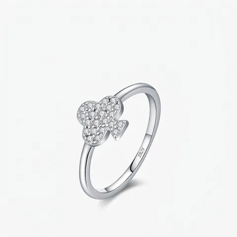 925 Sterling Silver Moissanite Ring For Women Sparkling D Color VVS1 Poker Club Flower Jewelry Elegant Fashion Dainty