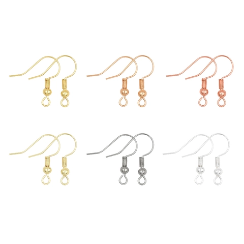 Ganchos Para Pendientes Franceses De Cobre Chapado En Oro Para Fabricación De Joyas DIY Accesorios Hechos A Mano