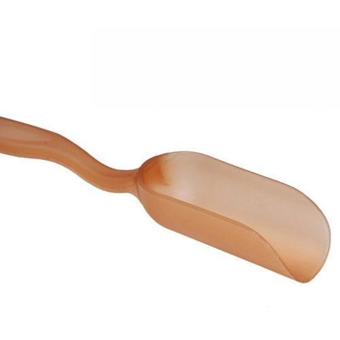 Cuillère À Thé En Plastique Marron Foncé Pelle À Thé Ambre Semi Transparente Pour Thé En Vrac Poudre Café Cuisine