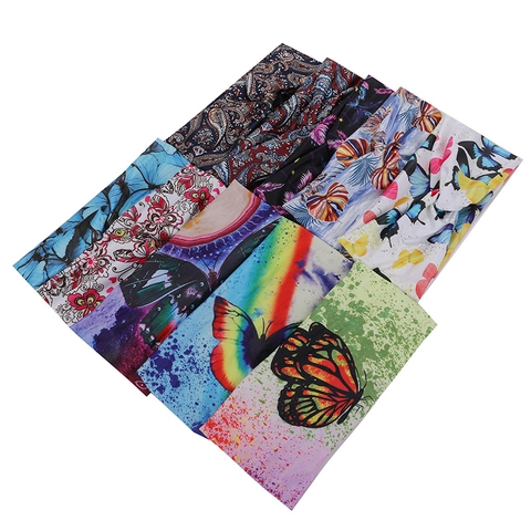 Women Printed Yoga Headband Elastic Sweatband Wide Cross Knot Hair Band Sport Fitness Accessories