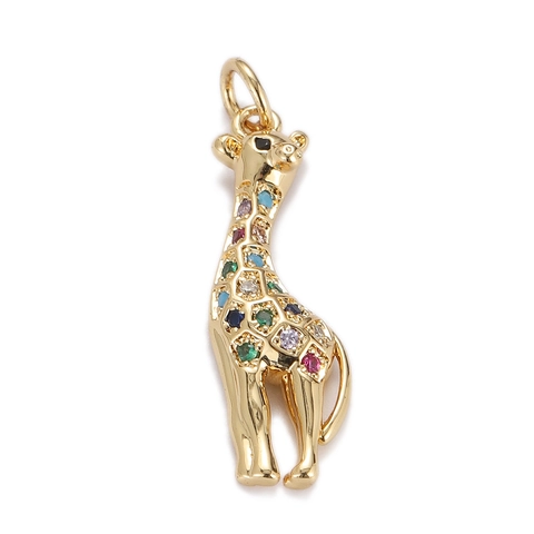 Ciondoli In Rame Con Zircone E Smalto Per Creazione Di Gioielli Fai Da Te Forme Di Giraffa E Ombrello Per Donne