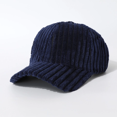 Cappellino Da Baseball In Velluto A Coste Per Uomo Donna Tinta Unita Ispessito Caldo Inverno Cappello Retro Moda