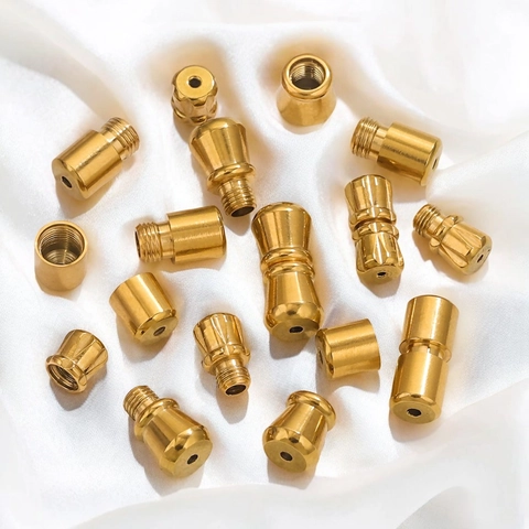Chiusure A Vite In Acciaio Inossidabile Connettori Filettati Per Creazione Gioielli Collana Bracciale DIY Non Scolorisce