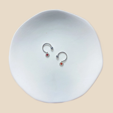 316 Stainless Steel Nipple Rings Internal Thread Zirconia Heart Butterfly Flower Piercing Jewelry Silver Tone Body Decor