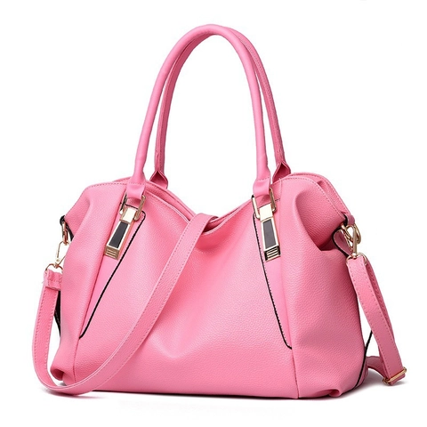 Bolso De Mano Para Mujer Gran Capacidad Cuero PU Grano Lichi Bolso De Hombro Cruzado Para Trabajo Casual Elegante