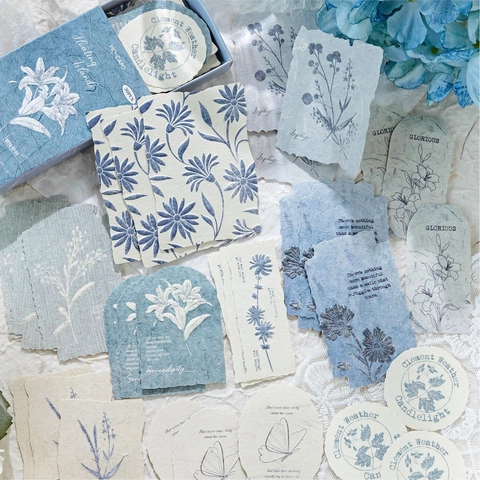 Vintage Reliëf Bloem Plant Materiaal Papier Voor Scrapbooking DIY Journaling Retro Gras Geurend Papier Decoratie
