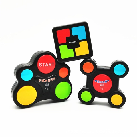 Giocattolo Gioco Di Memoria Elettronico Per Bambini Puzzle Educativo In Plastica Portatile Luce Suono Sensoriale Allenamento Concentrazione
