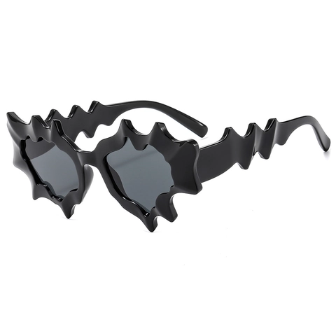 Gafas De Sol Irregulares Llama Ola Montura PC Lente AC Futurista Rave Party Moda Gafas Para Mujeres Hombres
