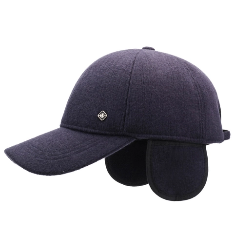 Herren Winter Wollmischung Baseballkappe Mit Ohrenklappen Fleecegefüttert Warm Winddicht Outdoor Hut