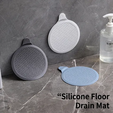 Silicone Drain Cover Hair Catcher Anti Clogging Sink Strainer For Bathroom Kitchen Bathtub Shower Floor