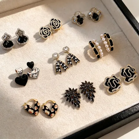 Vintage Blumen Schleife Ohrstecker Mit Silberohrstift Kupfer Zirkonia Künstliche Perle Inlaid Französischer Eleganter Schmuck