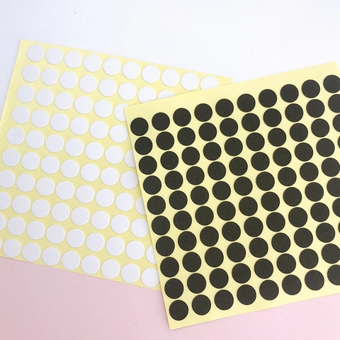 Self Adhesive Circular Felt Pads Anti Scratch Stickers For DIY Phone Case Jewelry Making Screw Protection Velvet Backing