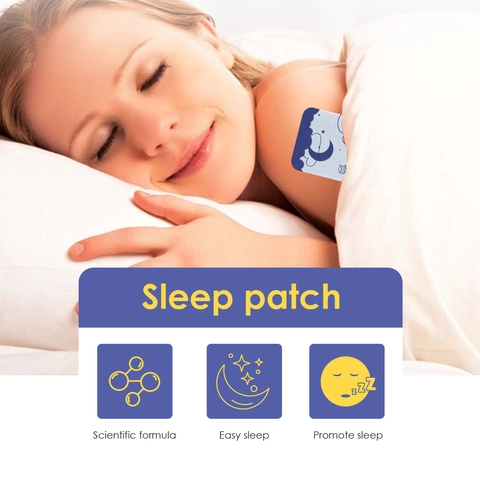 EELHOE Cerotto per il Sonno Rilassante Notturno alla Lavanda e Camomilla Melatonina Naturale Aiuto per il Riposo Profondo