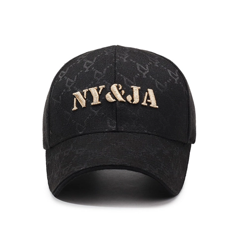 Baseball Cap Mit 3D Stickerei Buchstaben Monogramm Jacquard Muster Sonnenschutz Verstellbar Gebogener Schirm Lässige Streetwear Unisex