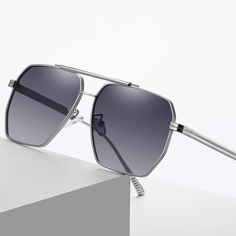 Occhiali Da Sole Aviator Polarizzati Montatura In Metallo Lenti TAC Protezione UV Guida Pesca Moda Unisex