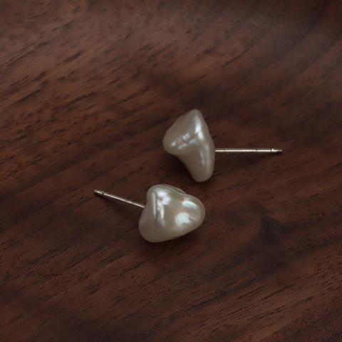 Minimalistische Barock Süßwasserperle Ohrstecker Mit 925 Sterlingsilber Ohrstecker-Stift Natürliche Unregelmäßige Perlenohrringe Für Damen Schmuck Geschenk
