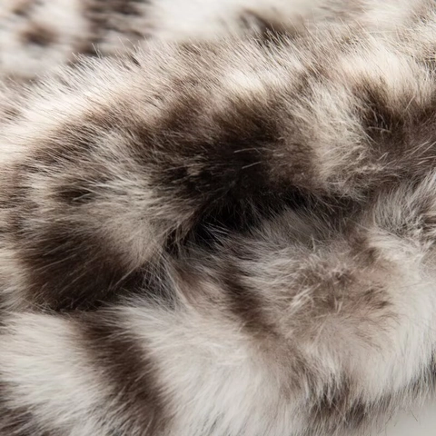 Leopard Print Faux Fur Jas Dames Loose Fit Lange Mouwen Revers Knoopsluiting Streetwear Casual Winter Warme Mantel