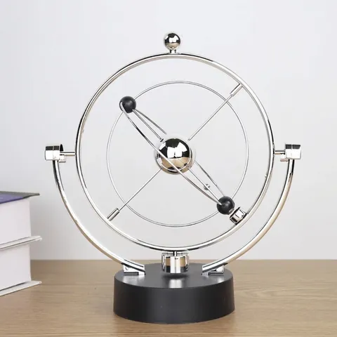 Kinetic Perpetual Motion Machine Newton's Cradle Celestial Orbit Model Metal Plastic Desktop Stress Relief Science Toy