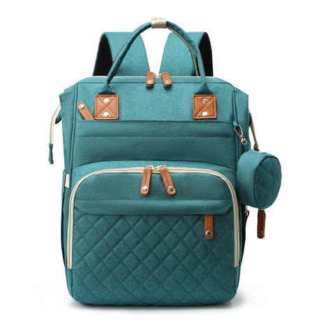 Zaino Fasciatoio Multifunzionale Grande Capacità Impermeabile in Tessuto Oxford Borsa da Viaggio Donna Con Piccola Tasca Porta USB
