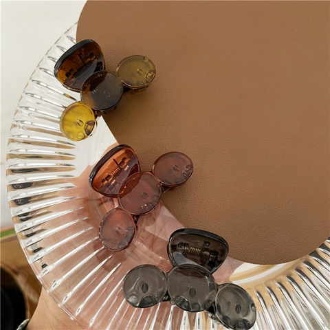 Mini Haarklammern Bunter Transparenter Kunststoff Kleine Geometrische Haarspangen Für Frauen Mädchen Minimalistischer Stil