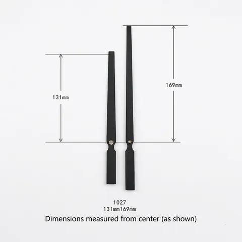 Quartz Wall Clock Hands Replacement Aluminum Minimalist DIY Repair Hour Minute Clock Hands For Home Decor