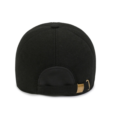 Cappellino Da Baseball In Lana Da Uomo Con Paraorecchie Cappello In Feltro Caldo Esterno Decorazione Lettera In Metallo Regolabile