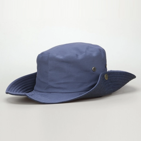 Outdoor Wide Brim Boonie Hat Canvas Breathable Sun Protection Hiking Fishing Adjustable Strap For Men Women